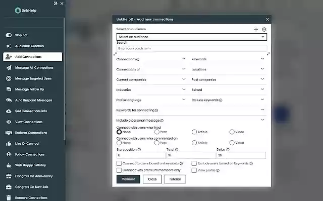 LinkHelp Workplace Automation Tool  from Chrome web store to be run with OffiDocs Chromium online