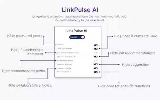LinkPulse AI™  from Chrome web store to be run with OffiDocs Chromium online