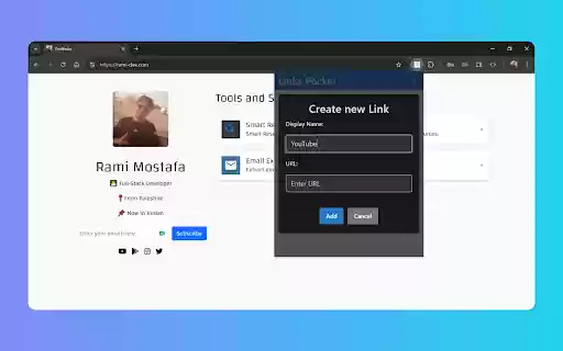 Links Pocket find your links in handy way  from Chrome web store to be run with OffiDocs Chromium online