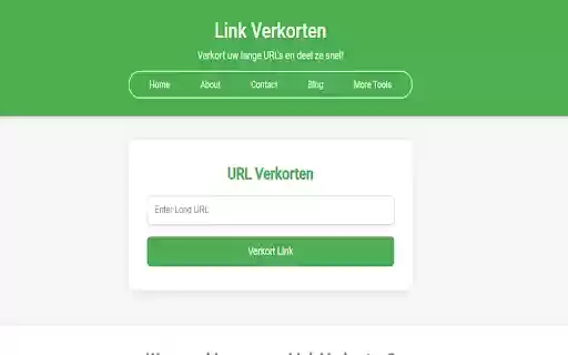 Link Verkorten  from Chrome web store to be run with OffiDocs Chromium online