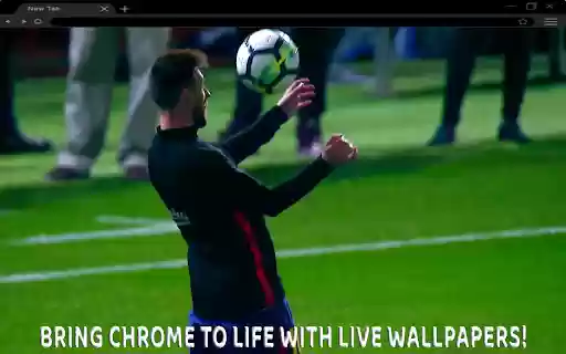 Lionel Messi Ball Control Live Wallpaper  from Chrome web store to be run with OffiDocs Chromium online