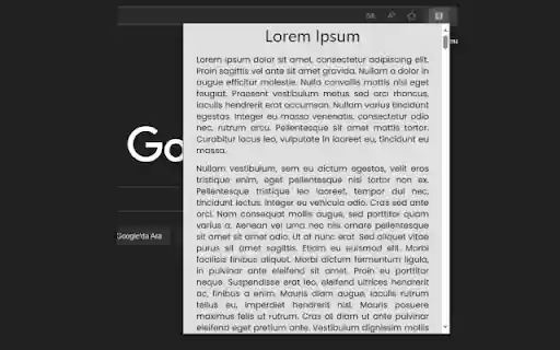 Lipsumm  from Chrome web store to be run with OffiDocs Chromium online