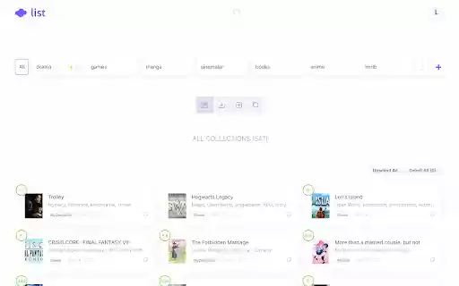 List by Eray K.  from Chrome web store to be run with OffiDocs Chromium online