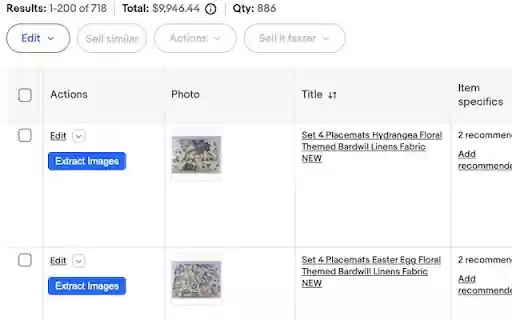 Listing Manager  from Chrome web store to be run with OffiDocs Chromium online