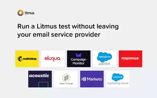 Litmus  from Chrome web store to be run with OffiDocs Chromium online