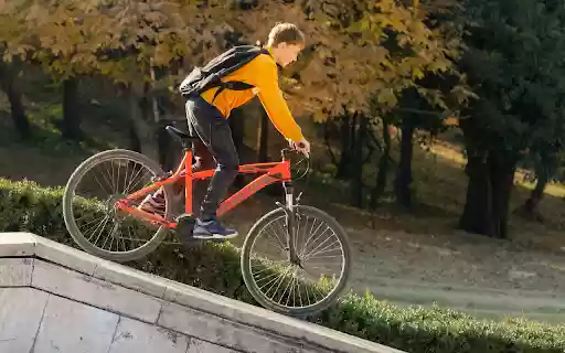 Little boy riding a bicycle  from Chrome web store to be run with OffiDocs Chromium online