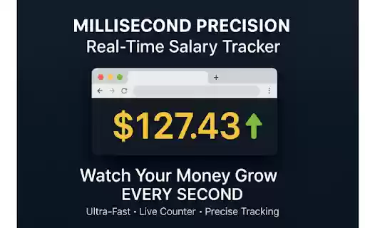 Live Earnings Counter Millisecond Level Salary Tracking  from Chrome web store to be run with OffiDocs Chromium online