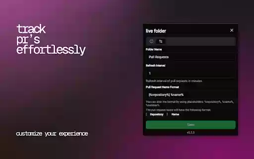 Live Folder  from Chrome web store to be run with OffiDocs Chromium online