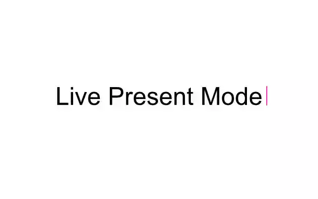 Live Present Slides จาก Chrome เว็บสโตร์เพื่อใช้งานกับ OffiDocs Chromium ออนไลน์