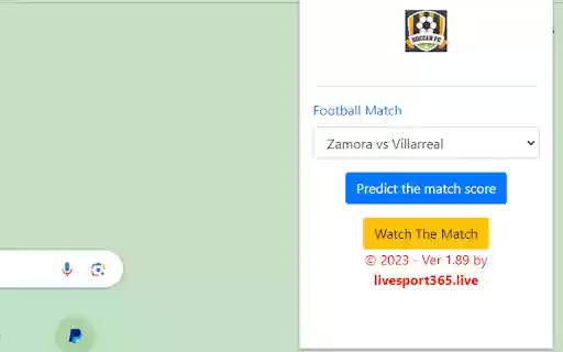livesport365  from Chrome web store to be run with OffiDocs Chromium online