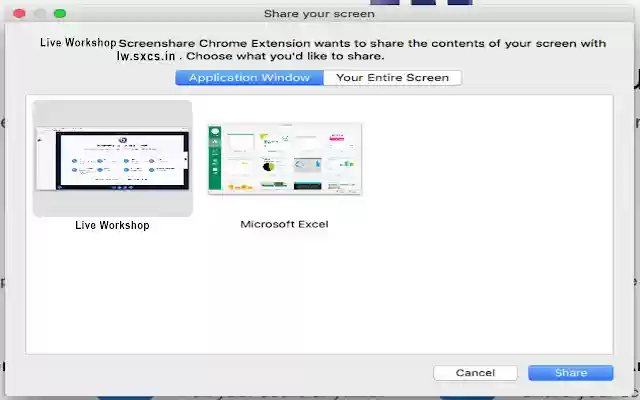 Live Workshop Screenshare Extension from Chrome web store to be run with OffiDocs Chromium online Live Workshop Screenshare Extension from Chrome web store to be run with OffiDocs Chromium online