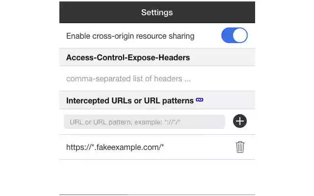 Local CORS  from Chrome web store to be run with OffiDocs Chromium online