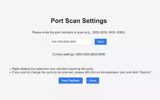 Localhost Scanner  from Chrome web store to be run with OffiDocs Chromium online