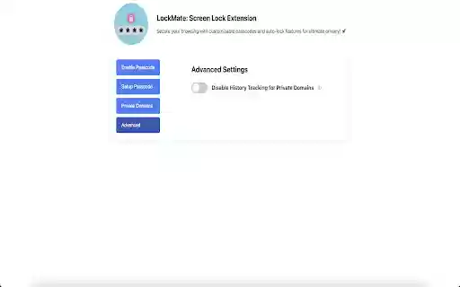 LockMate: Screen Lock Extension  from Chrome web store to be run with OffiDocs Chromium online