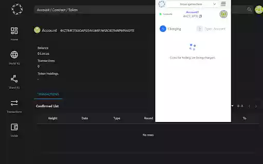 Locus Chain Wallet (For Game Chain)  from Chrome web store to be run with OffiDocs Chromium online