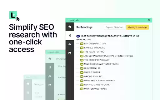 Logeix Lab Shopify SEO Tool  from Chrome web store to be run with OffiDocs Chromium online