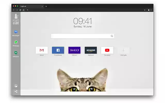 LoginCat  from Chrome web store to be run with OffiDocs Chromium online