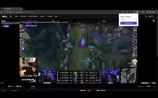Lolesports Watch party  from Chrome web store to be run with OffiDocs Chromium online