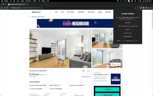 London Renter  from Chrome web store to be run with OffiDocs Chromium online