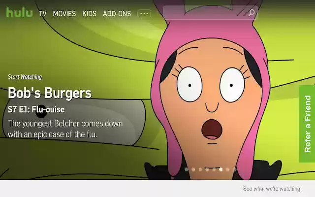 Loner Hulu from Chrome web store to be run with OffiDocs Chromium online Loner Hulu from Chrome web store to be run with OffiDocs Chromium online