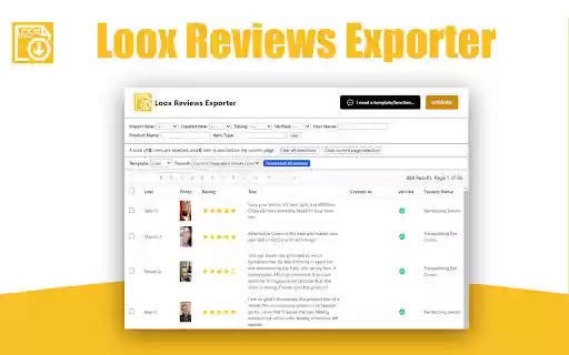 Loox reviews exporter from Chrome web store to be run with OffiDocs Chromium online Loox reviews exporter from Chrome web store to be run with OffiDocs Chromium online
