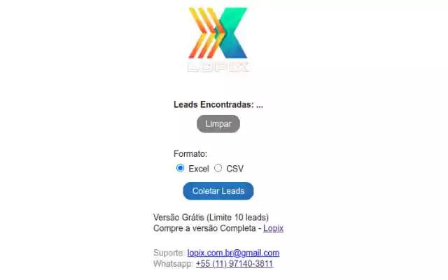 Lopix Gmaps Leads  from Chrome web store to be run with OffiDocs Chromium online