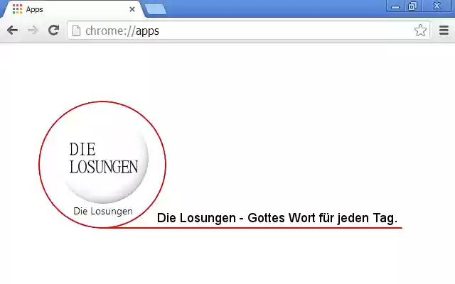 Losung des Tages amaz.in/g  from Chrome web store to be run with OffiDocs Chromium online