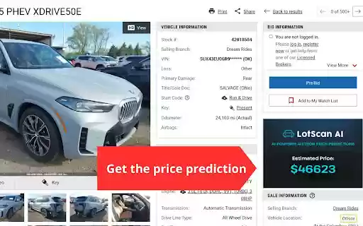 LotScan AI  from Chrome web store to be run with OffiDocs Chromium online