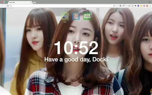 Lovely My Tab  from Chrome web store to be run with OffiDocs Chromium online