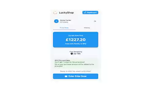 LuckyShop  from Chrome web store to be run with OffiDocs Chromium online