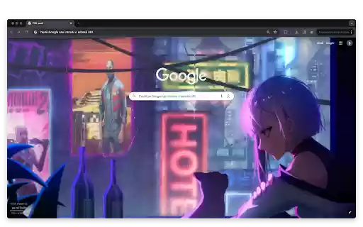 Lucy relax Cyberpunk 2077 (Live Wallpaper)  from Chrome web store to be run with OffiDocs Chromium online