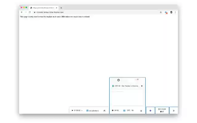 Lulububu time tracker for JIRA  from Chrome web store to be run with OffiDocs Chromium online
