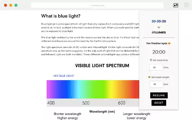 LUMES 20 20 20 from Chrome web store to be run with OffiDocs Chromium online LUMES 20 20 20 from Chrome web store to be run with OffiDocs Chromium online