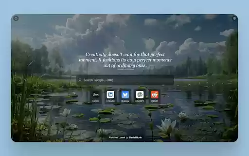Lummi New Tab from Chrome web store to be run with OffiDocs Chromium online Lummi New Tab from Chrome web store to be run with OffiDocs Chromium online