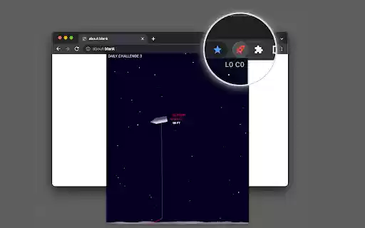Lunar Lander  from Chrome web store to be run with OffiDocs Chromium online