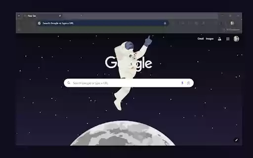 Lunar Leap Theme  from Chrome web store to be run with OffiDocs Chromium online