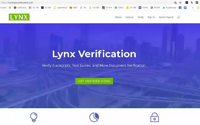 Lynx Verify  from Chrome web store to be run with OffiDocs Chromium online
