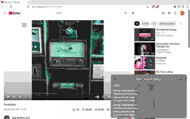 Lyrics Fetcher  from Chrome web store to be run with OffiDocs Chromium online