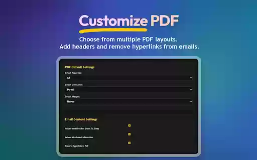 M2PDF: Save Emails as PDF Locally from Chrome web store to be run with OffiDocs Chromium online M2PDF: Save Emails as PDF Locally from Chrome web store to be run with OffiDocs Chromium online
