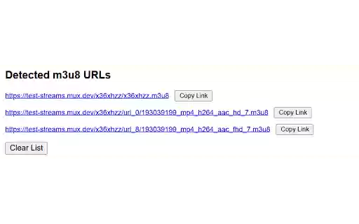 m3u8 Grabber  from Chrome web store to be run with OffiDocs Chromium online