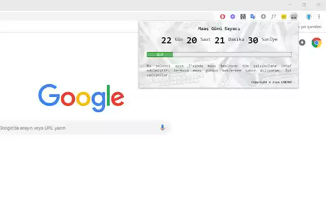 Maaş Süresi Hesaplama  from Chrome web store to be run with OffiDocs Chromium online