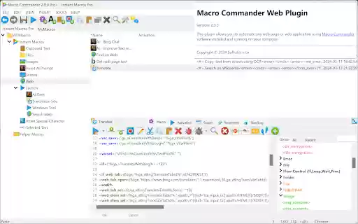Macro Commander Web Plugin for Chrome from Chrome web store to be run with OffiDocs Chromium online Macro Commander Web Plugin for Chrome from Chrome web store to be run with OffiDocs Chromium online