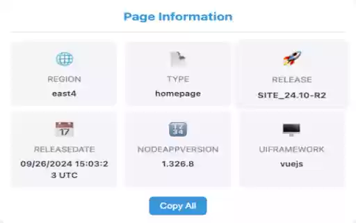 Macys  Bloomingdales Page Info  from Chrome web store to be run with OffiDocs Chromium online