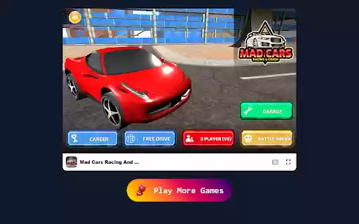 Mad Cars Racing And Crash Game Multiplayer  Racing  from Chrome web store to be run with OffiDocs Chromium online