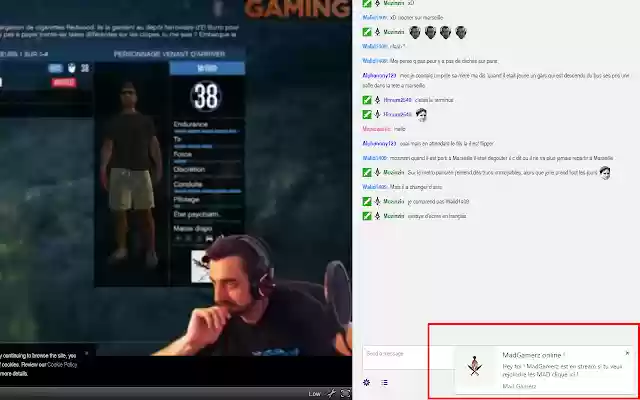 Mad Gamerz from Chrome web store to be run with OffiDocs Chromium online Mad Gamerz from Chrome web store to be run with OffiDocs Chromium online