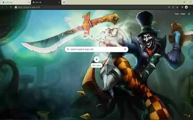 Mad Hatter Shaco  from Chrome web store to be run with OffiDocs Chromium online