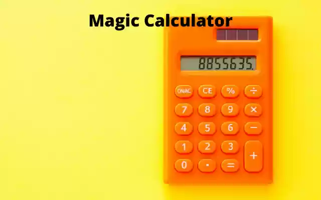 Magic Calculator  from Chrome web store to be run with OffiDocs Chromium online