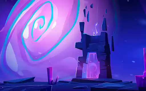 Magic Portal on Mountain or Alien Planet Surface  from Chrome web store to be run with OffiDocs Chromium online