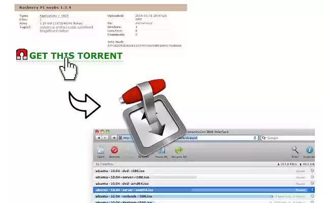 Magnet Link and .torrent to Transmission from Chrome web store to be run with OffiDocs Chromium online Magnet Link and .torrent to Transmission from Chrome web store to be run with OffiDocs Chromium online