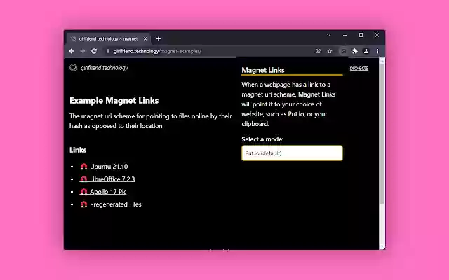 Magnet Links from Chrome web store to be run with OffiDocs Chromium online Magnet Links from Chrome web store to be run with OffiDocs Chromium online